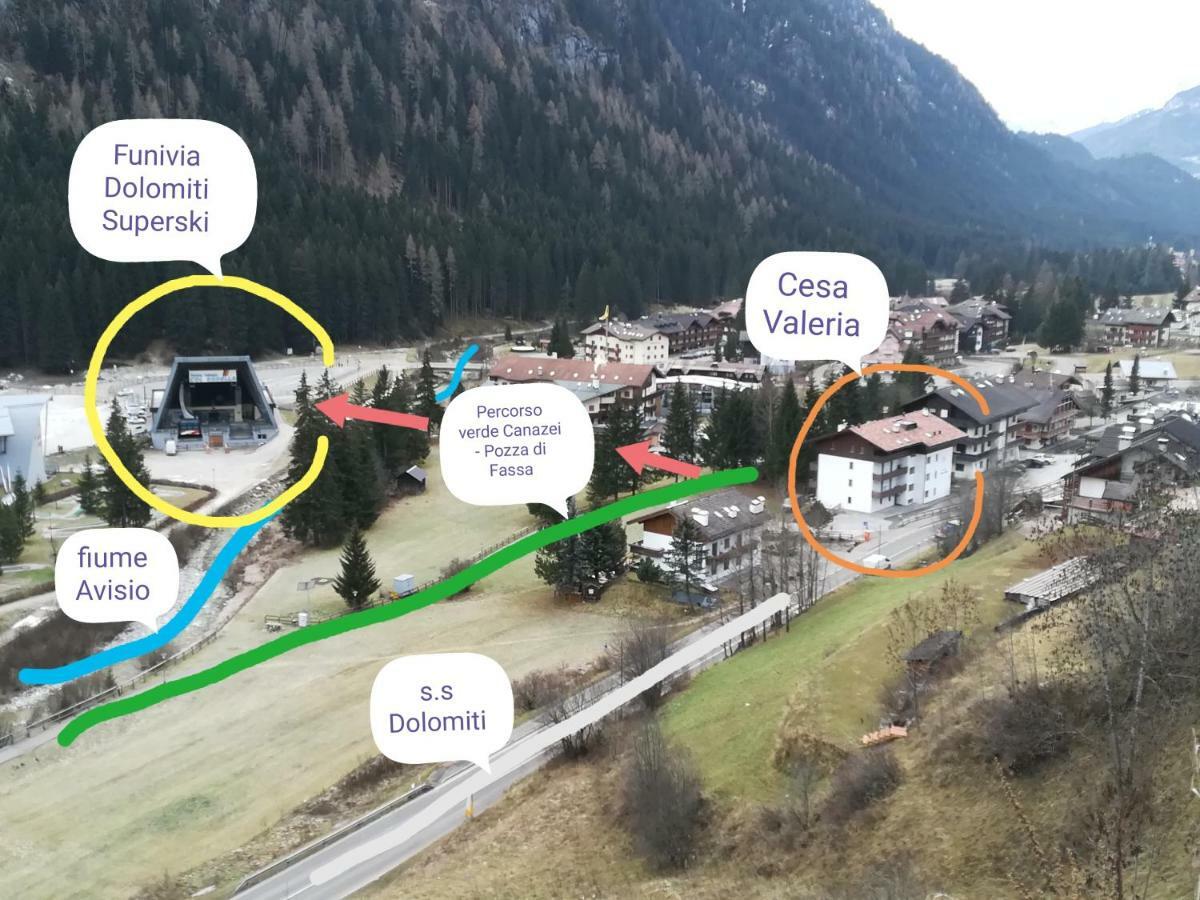 Apartament Cesa Valeria E Cesa Giulio Campitello di Fassa Zewnętrze zdjęcie